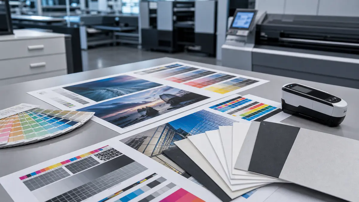 Proofprofile verbinden Druckverfahren, Papier und messbare Farbziele zu einer prüfbaren Referenz.
